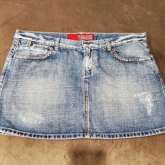 Guess Jeans Mini Skirt SZ 32 - Picture 1 of 4